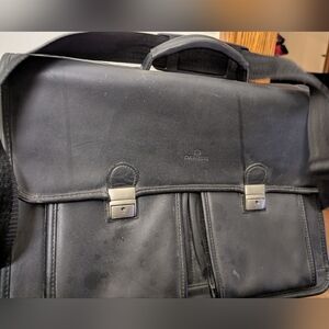Black Leather Men's Bag